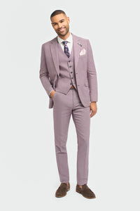 Miami - Men's Pink Slim Fit Summer Blazer