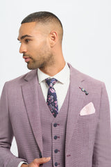 Miami - Men's Pink Slim Fit Summer Blazer