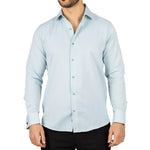 Men's Green Double Cuff Oxford Shirt