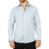 Men's Green Double Cuff Oxford Shirt
