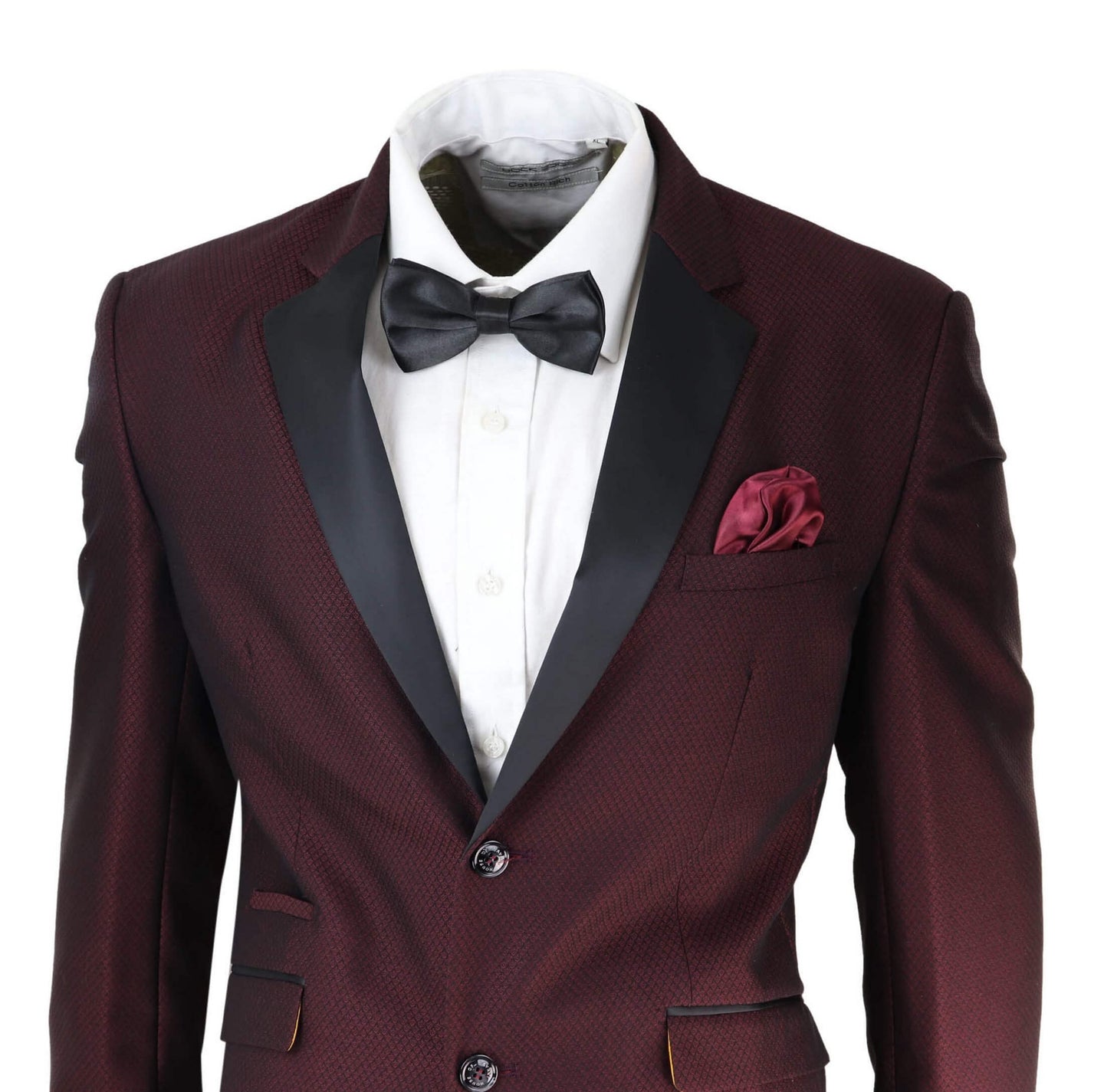Mens Wine Tuxedo Dinner Suit