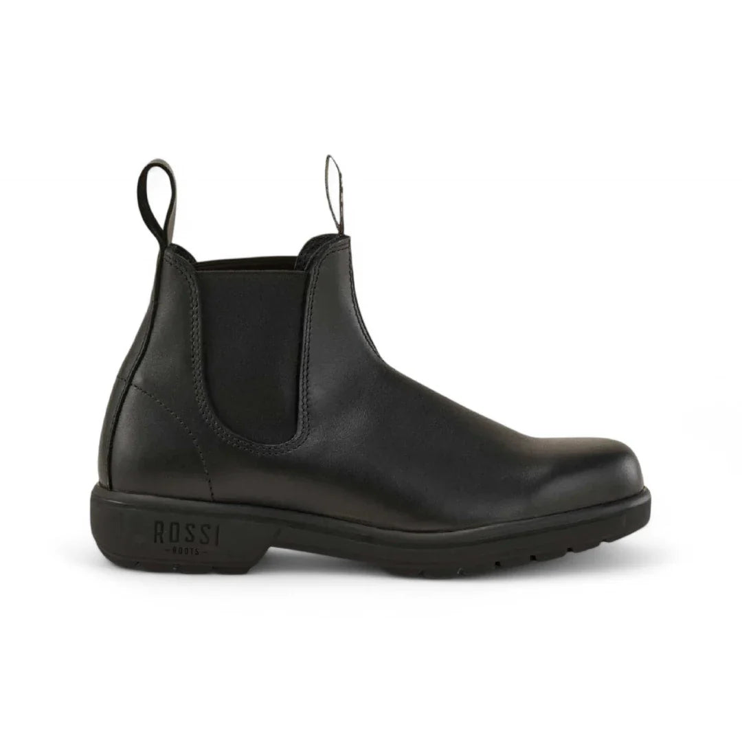 Endura 301 - Black Leather Chelsea Boots