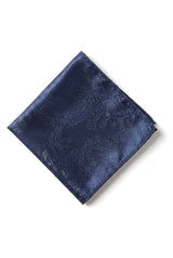 Paisley Neck Navy Tie Gift Set Pocket Square Cuff Links Tie Floral Satin