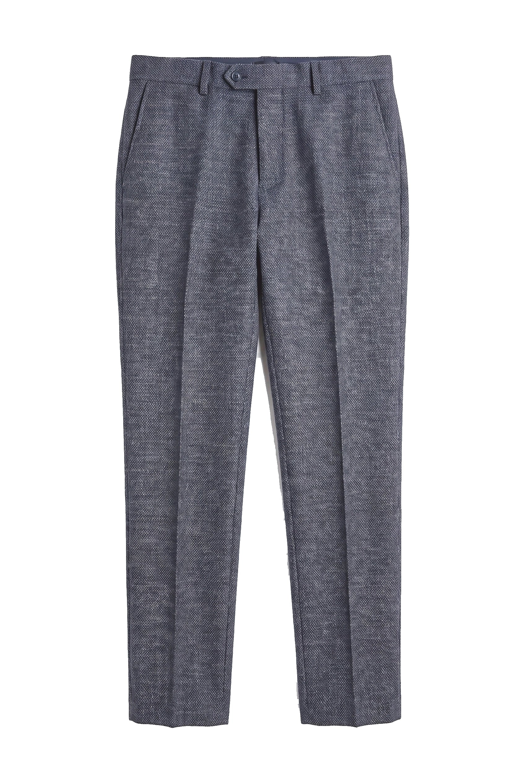 Ralph - Men's Navy Tweed Trousers