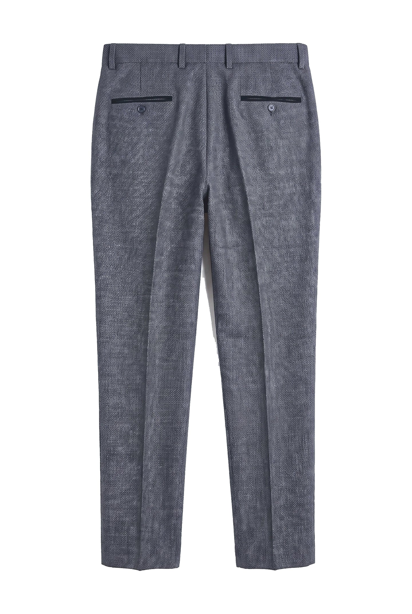 Ralph - Men's Navy Tweed Trousers