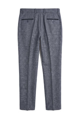 Ralph - Men's Navy Tweed Trousers