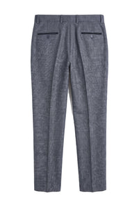 Ralph - Men's Navy Tweed Trousers