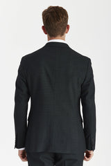Regent - Green Checked Double Breasted Blazer for Men