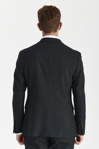 Regent - Green Checked Double Breasted Blazer for Men