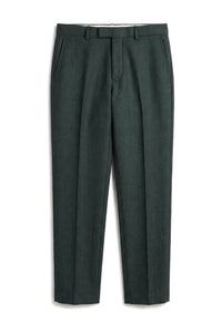 Regent - Men's Green Plaid Check Trousers