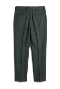 Regent - Men's Green Plaid Check Trousers
