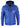 Men's Realy Leather Bomber Jacket with Hood-Blue
