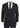 Black Pinstripe 3 Piece Suit - RK20-30