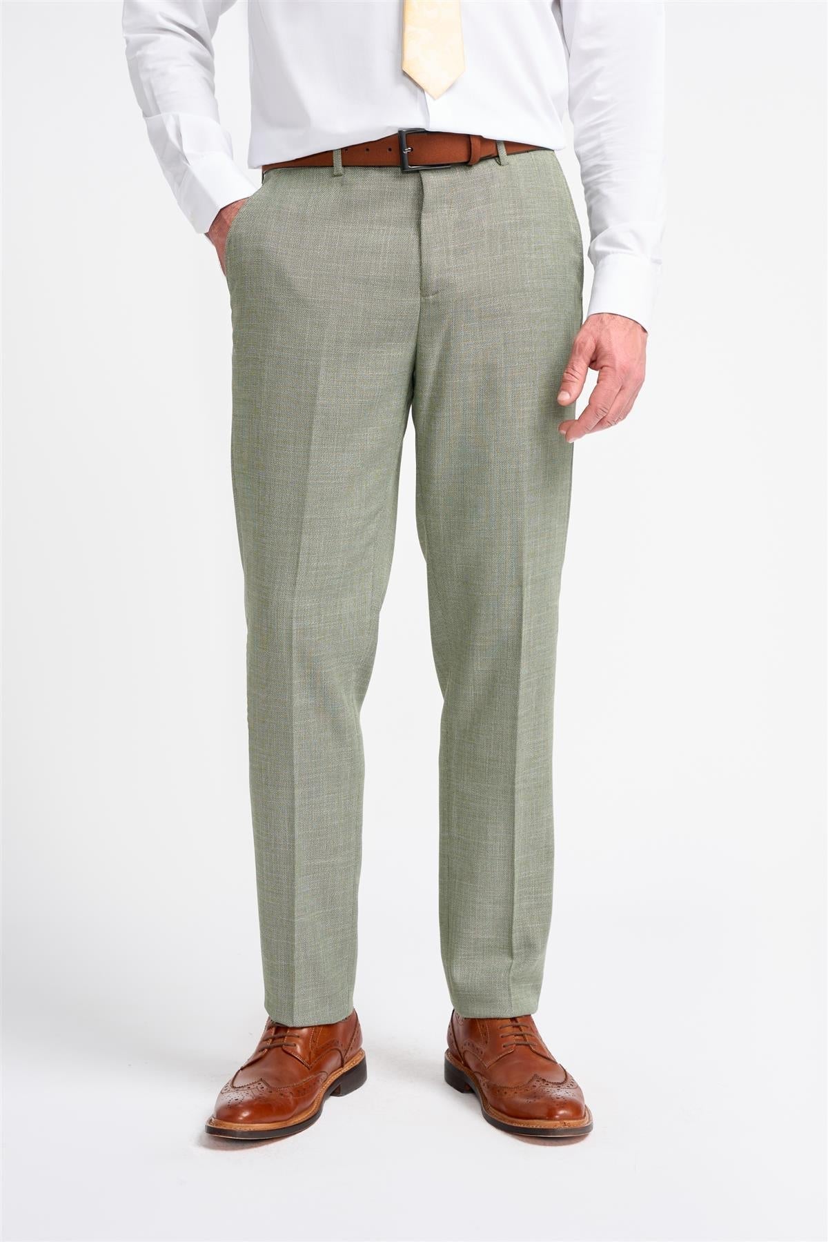 Miami - Men's Sage Green Summer Trousers