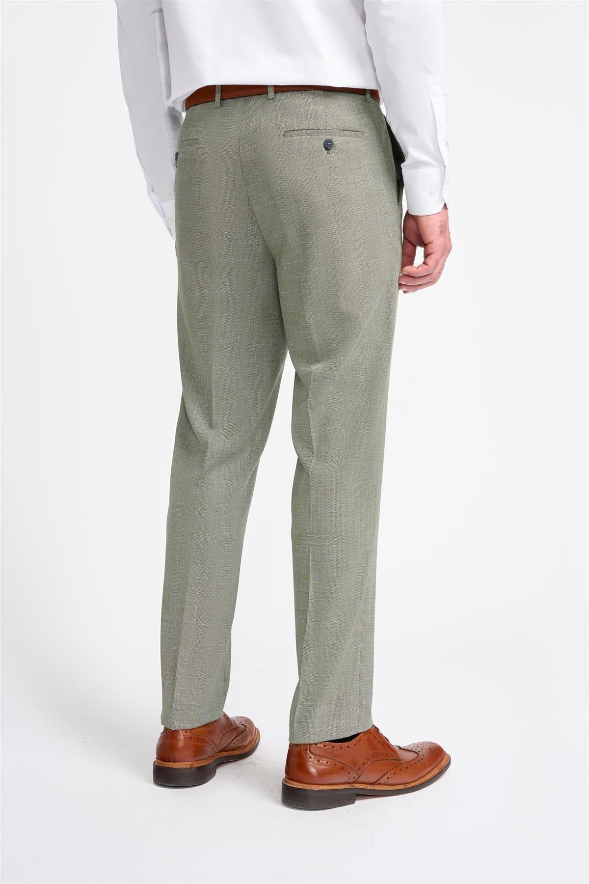 Miami - Men's Sage Green Summer Trousers