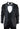 Mens Marc Darcy Velvet Paisley Black Fit 3 Piece Suit Tuxedo Dinner Jacket Wedding