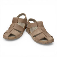 Stanley C8 - Men's Waterproof Taupe Leather Sandals