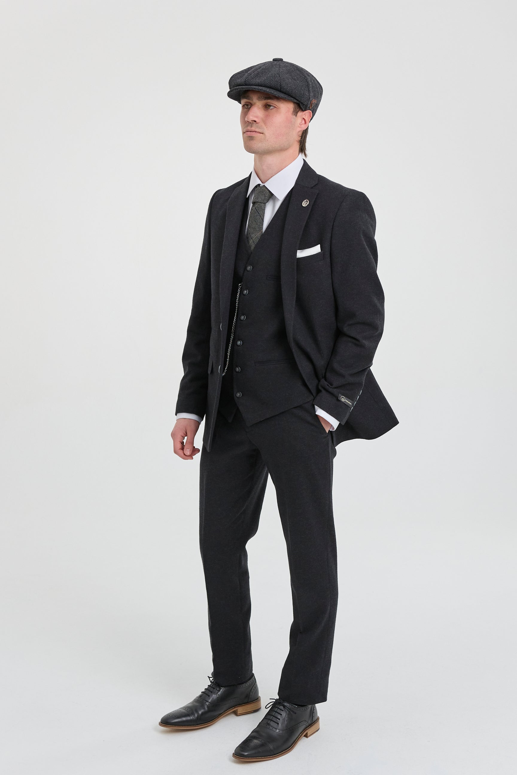 Mens Black Vintage 1920s Suit: Buy Online - Happy Gentleman Mens Black Vintage 1920s Suit: Buy Online - Happy Gentleman