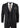 Mens Black - Tan Check Tweed 3 Piece Suit
