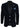 Mens Velvet Blazer Suit Jacket 2 Button Dinner Smart Casual Formal Tailored Fit - Black