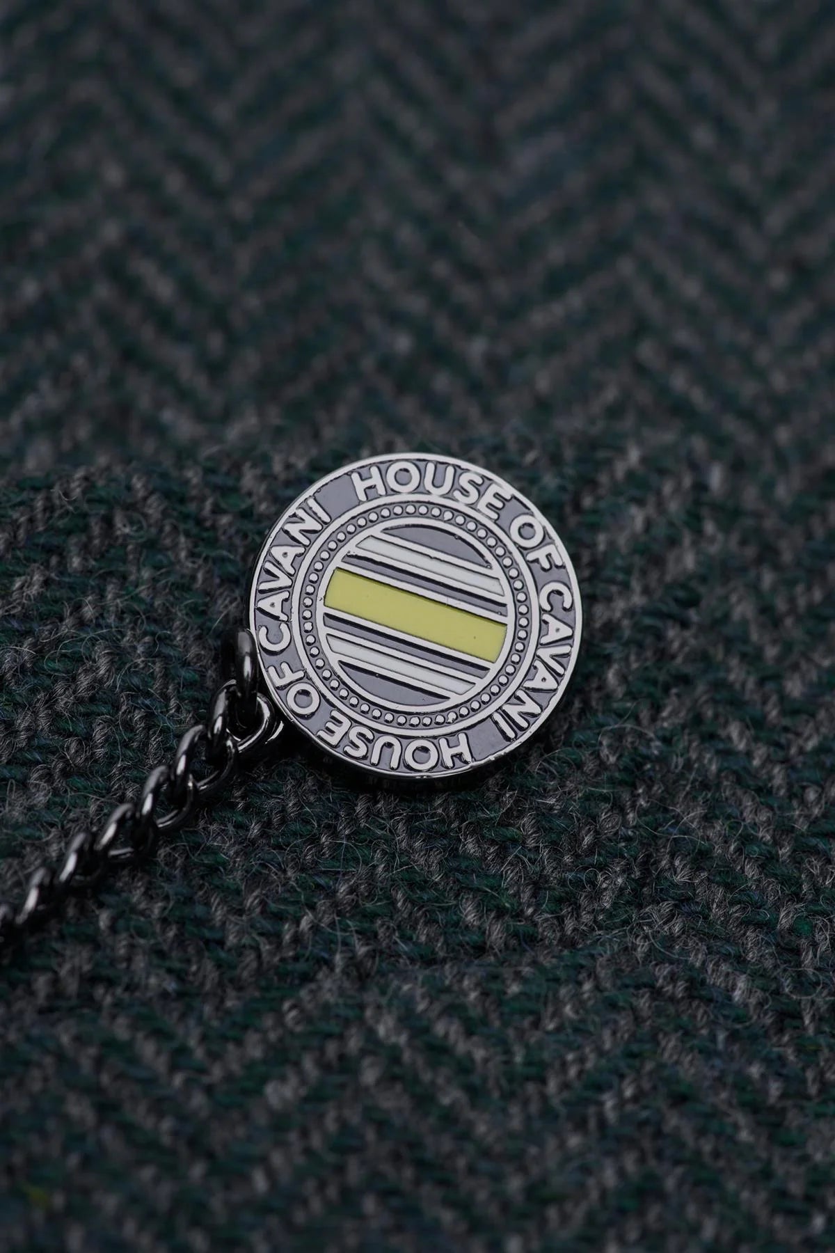 Thomas - Men's Olive Green Classic Herringbone Tweed Blazer