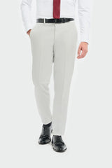 Tropez - Men's Grey Formal Trousers
