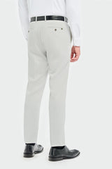 Tropez - Men's Grey Formal Trousers