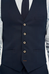 Tropez - Men's Navy Waistcoat