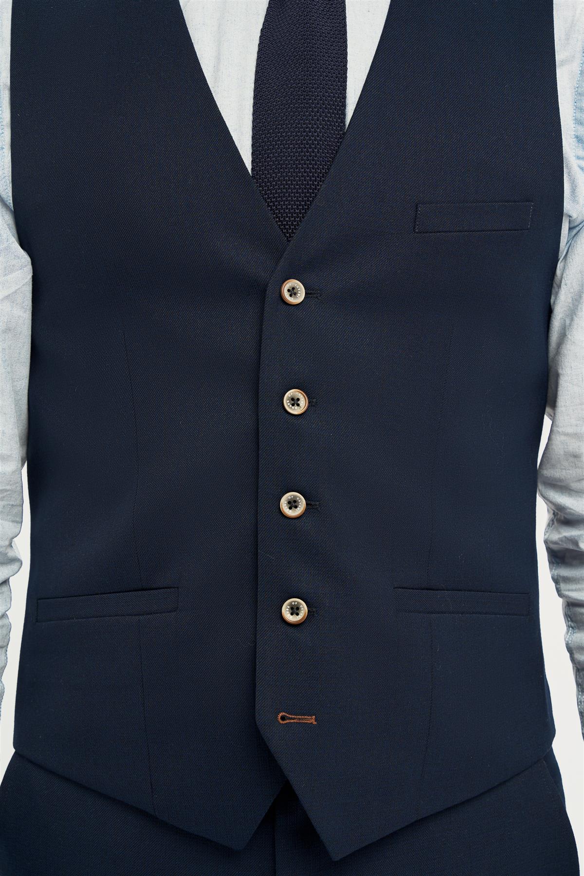 Tropez - Men's Navy Waistcoat