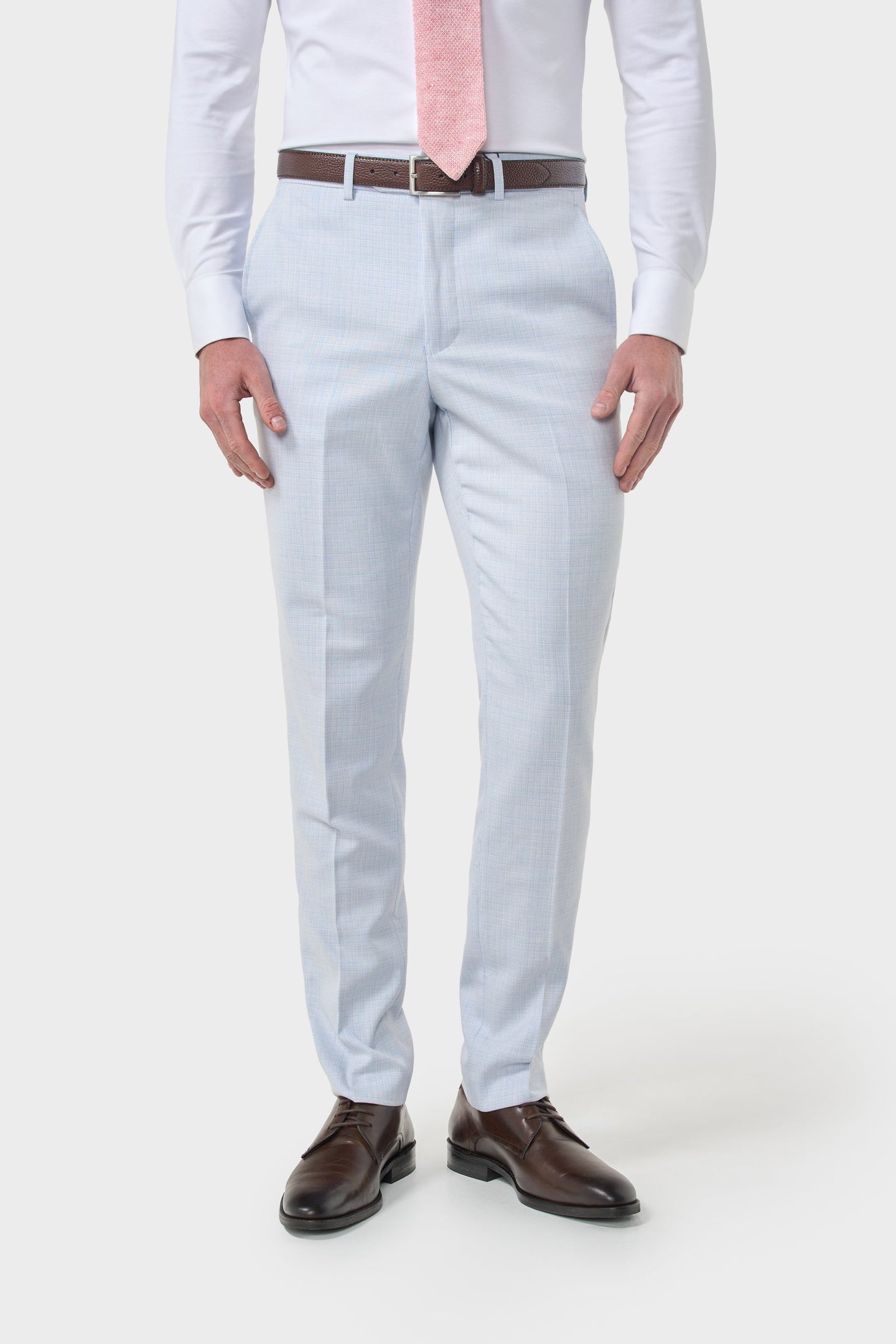 Tropez - Men's Sky Blue Formal Trousers