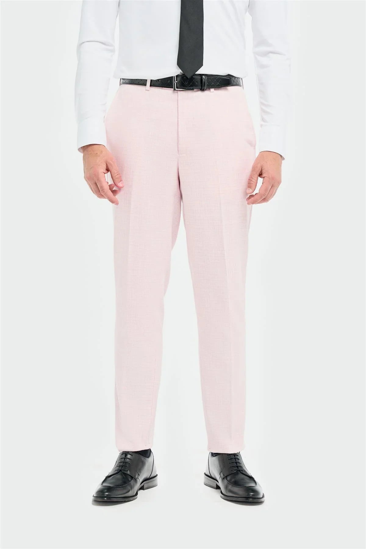 Tropez - Men's 3 Piece Pink Tailored Fit Suit Tropez - Men's 3 Piece Pink Tailored Fit Suit