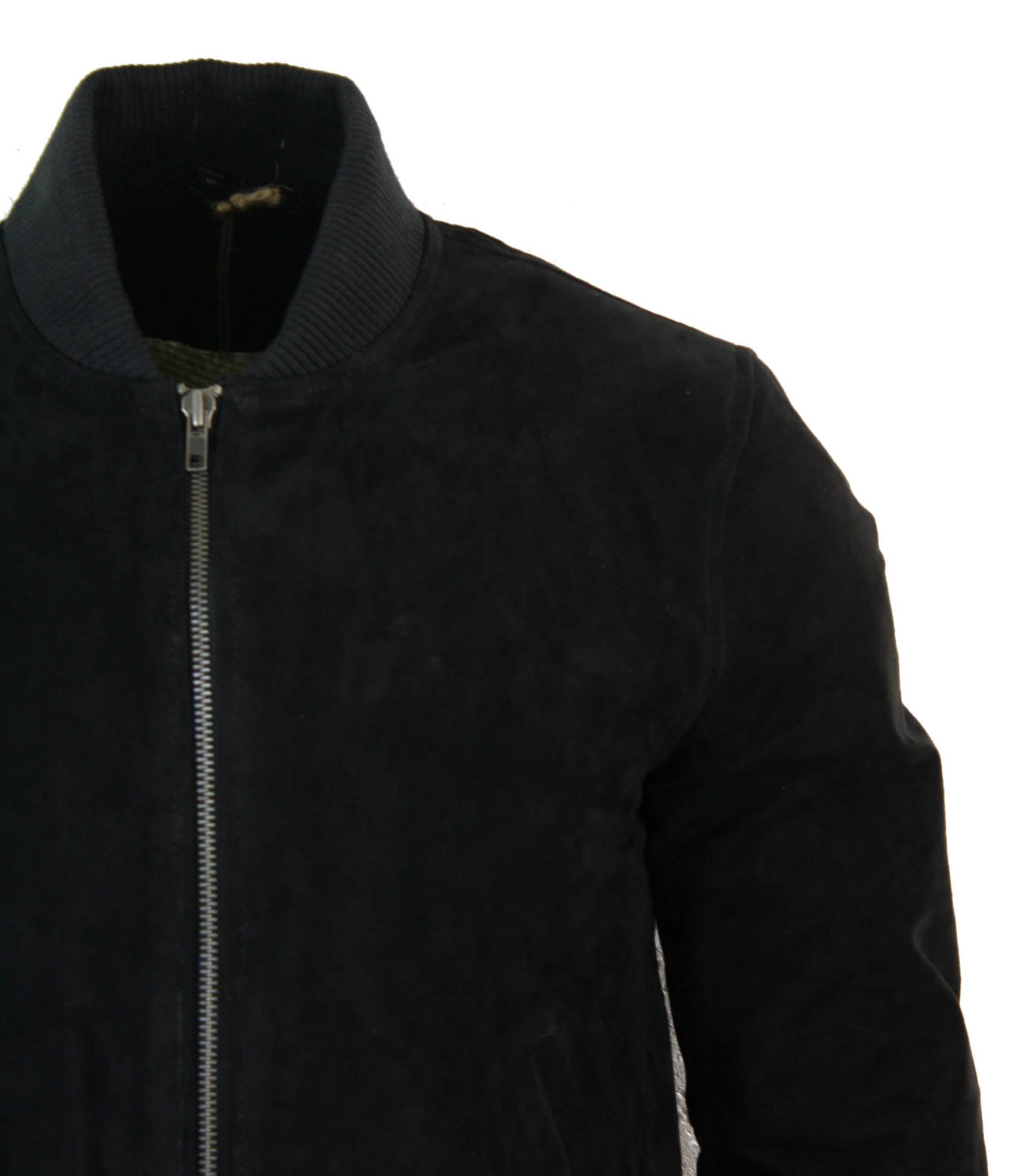 Varsity Mens Real Suede Leather Bomber College Jacket Classic