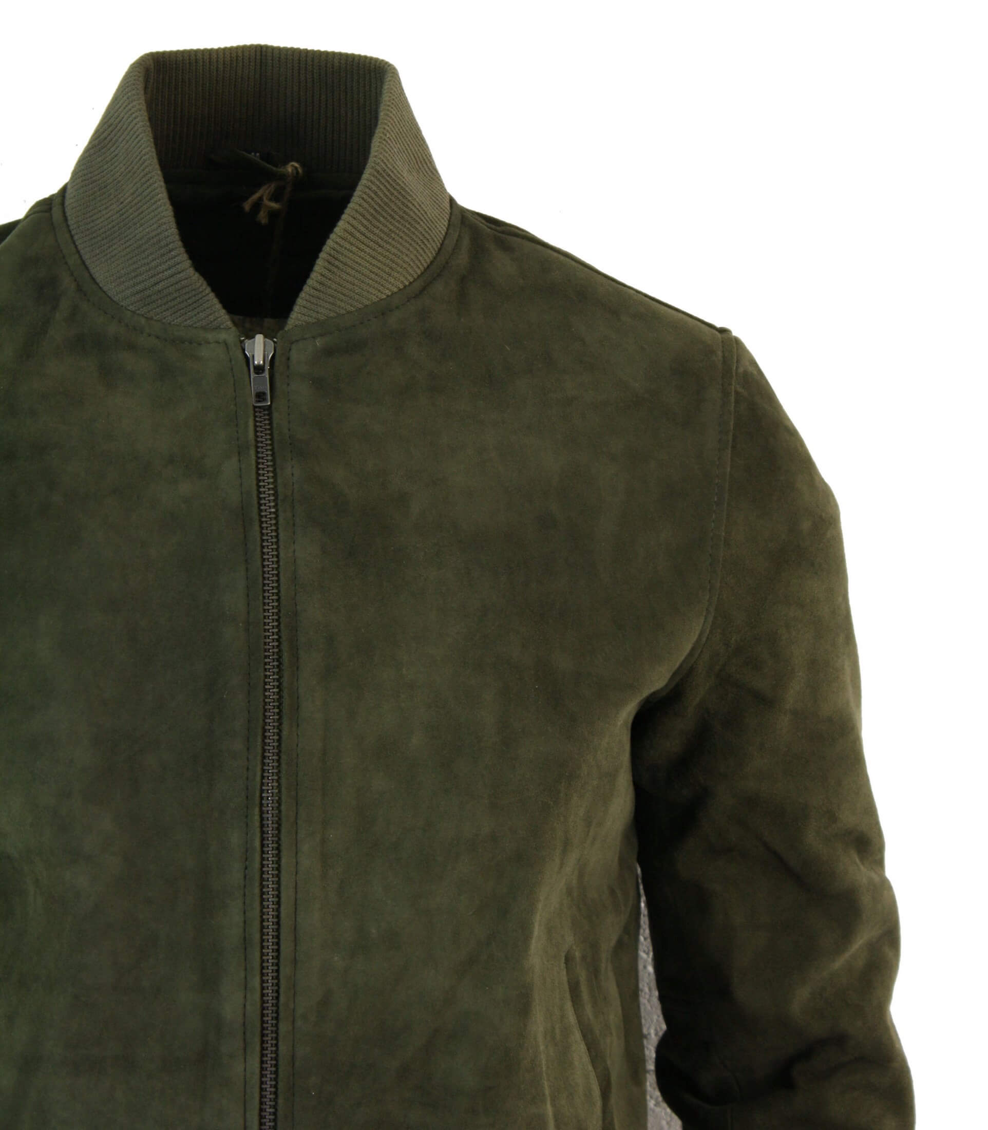 ジャケット・アウター REAL LEATHER SUEDE VARSITY JACKET Varsity Mens Real Suede Leather Bomber College Jacket Classic