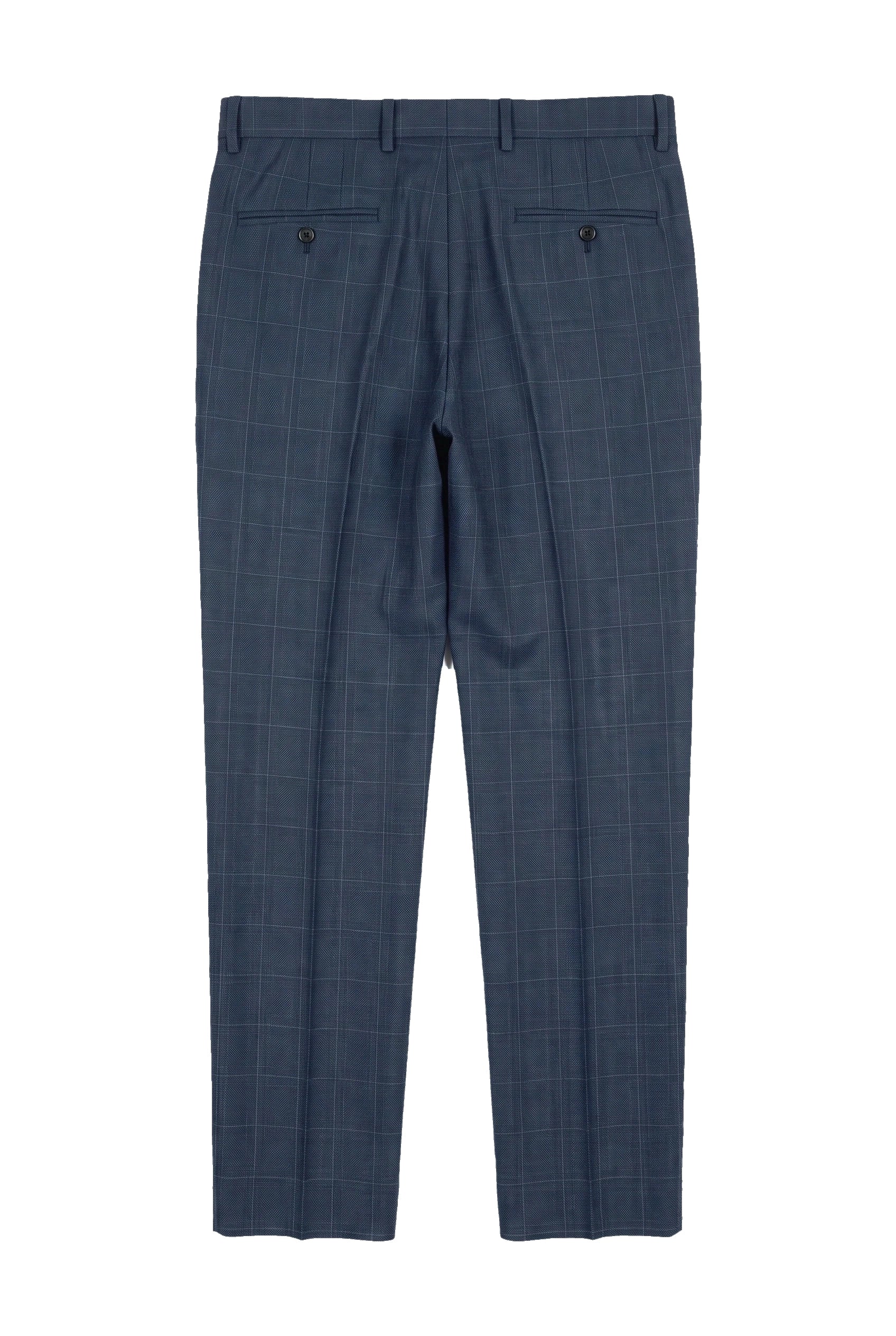 Viceroy - Men's Blue Check Trousers