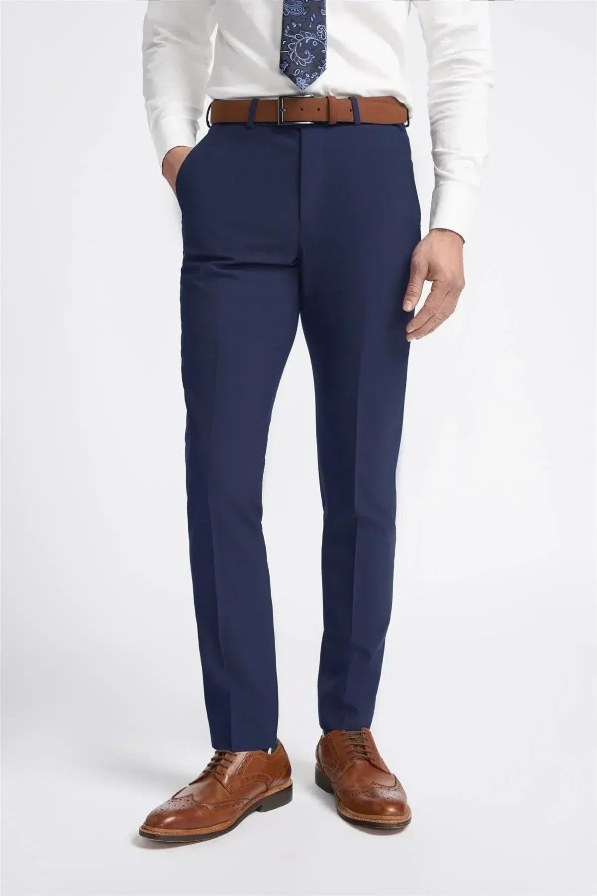 Victorious - Men's Navy 2 Piece Double Breasted Suit