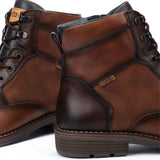 York - Men's Cuero Brown Lace Up Leather Ankle Boots