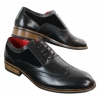 Mens Black Brogue Shoes