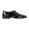 Fiorello 2322 - Mens Patent Buckle Slip On Shiny Shoes Smart Casual Formal Italian Design