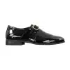 Fiorello 2322 - Mens Patent Buckle Slip On Shiny Shoes Smart Casual Formal Italian Design