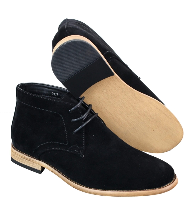 Mens PU Suede Ankle Boots