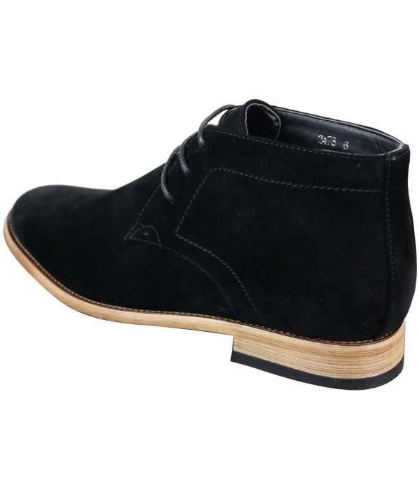 Mens PU Suede Ankle Boots