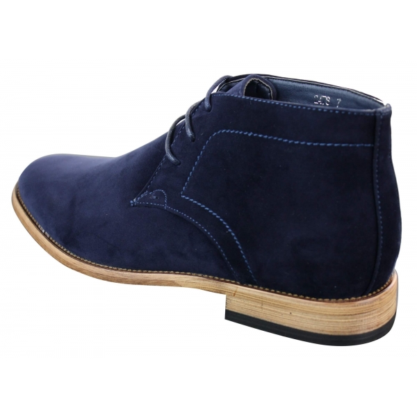 Mens PU Suede Ankle Boots