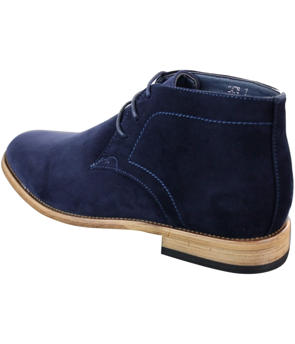 Mens PU Suede Ankle Boots