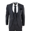 Dark Grey Tweed 3 Piece Suit