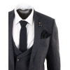 Dark Grey Tweed 3 Piece Suit