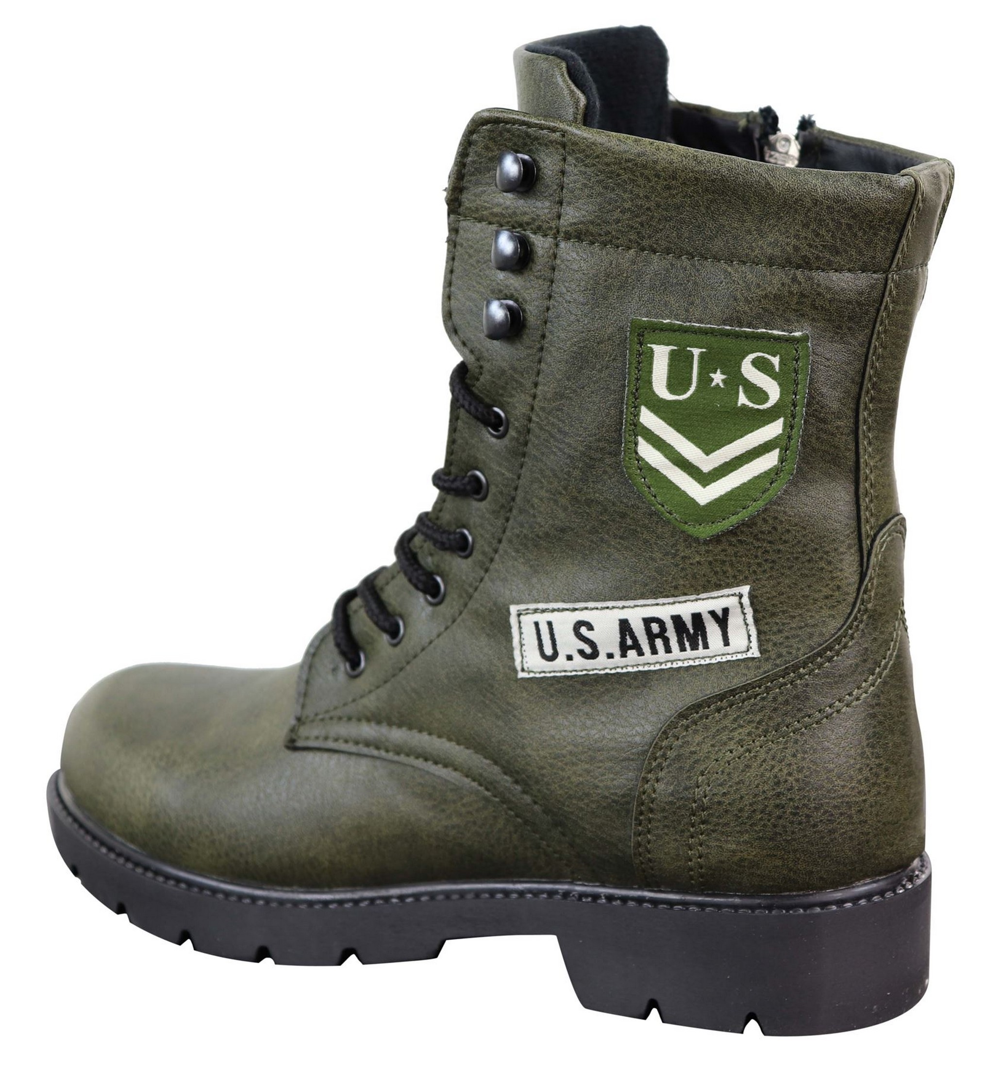 Mens U.S. Army Style Ankle Boots | Happy Gentleman