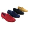 Patron 5588 Mens Smart Casual Slip On Square Suede Shoes Italian