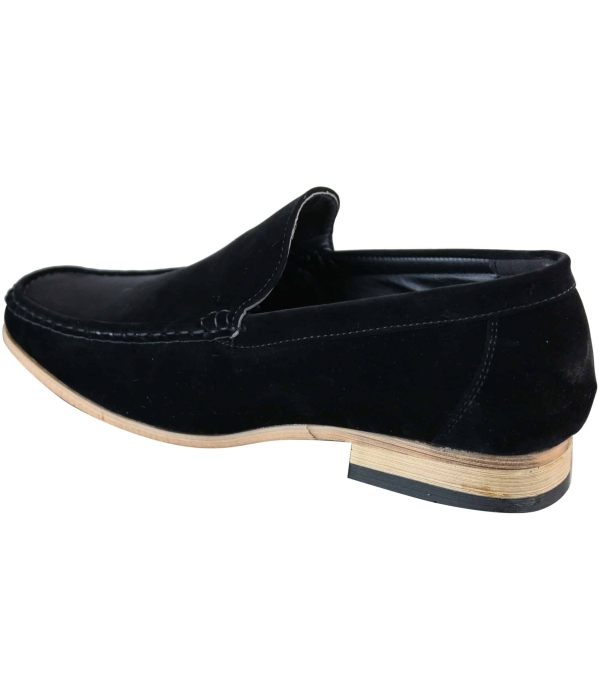 Patron 5588 Mens Smart Casual Slip On Square Suede Shoes Italian