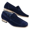 Patron 5588 Mens Smart Casual Slip On Square Suede Shoes Italian