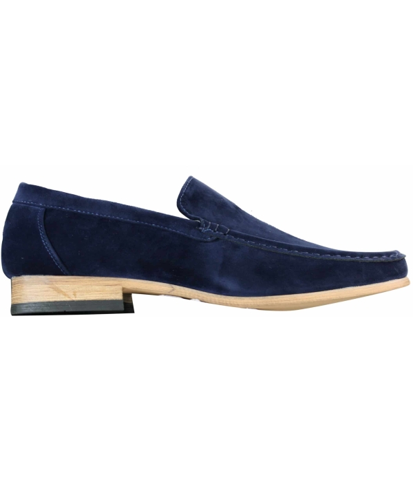 Patron 5588 Mens Smart Casual Slip On Square Suede Shoes Italian